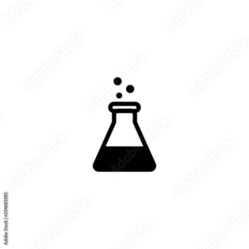 erlenmeyer flask icon. sign design