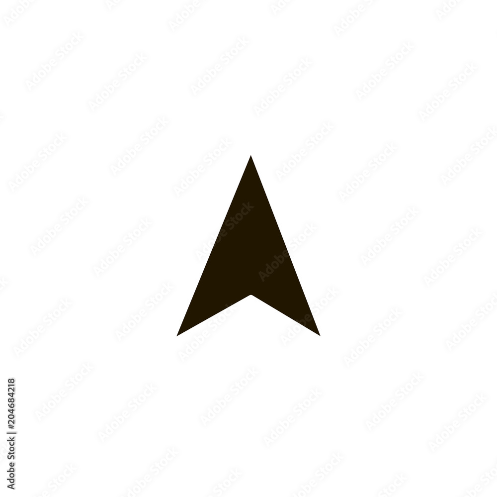 navigation arrow icon. sign design navigation arrow icon. sign design