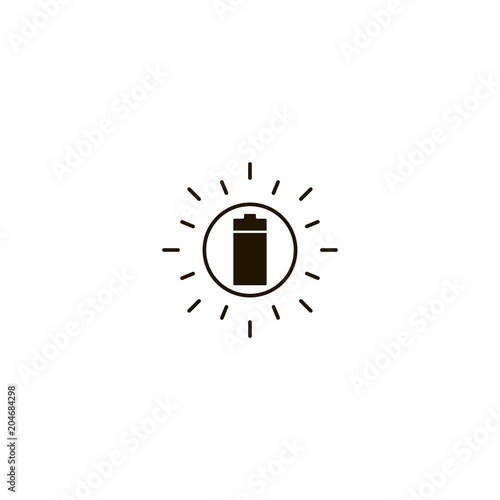 battery icon. sign design