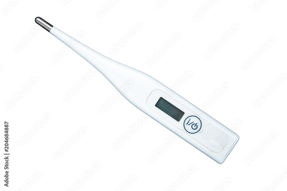 thermometer on white background thermometer on white background