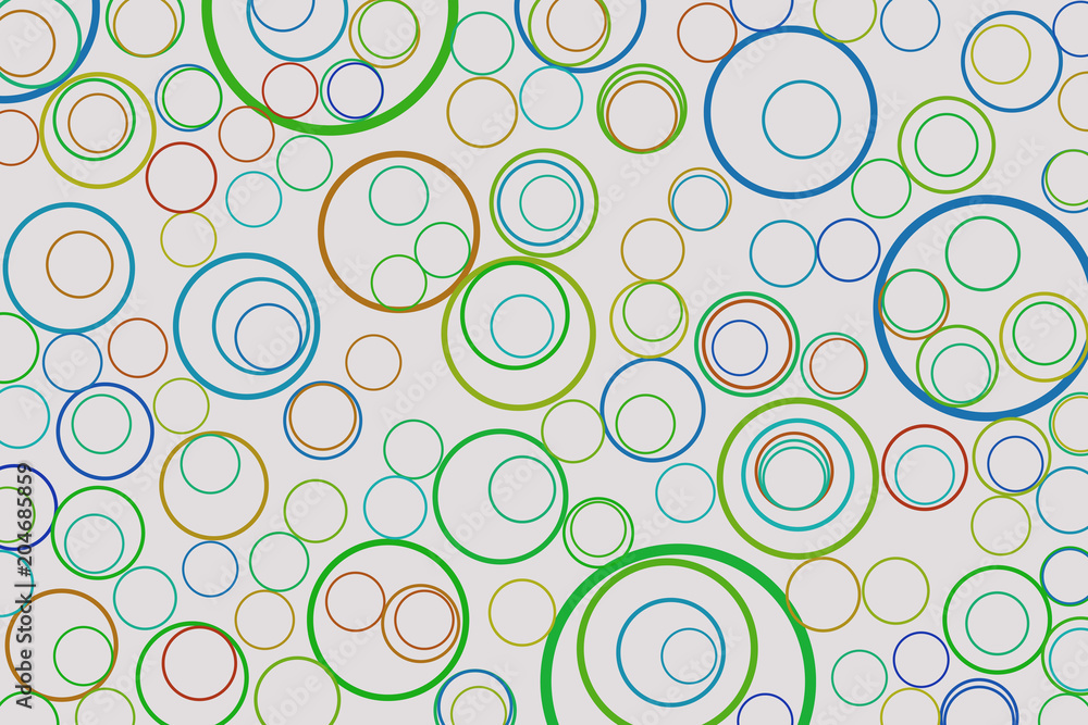 Background abstract circles, bubbles, sphere or ellipses pattern for design. White, wallpaper, texture & art.