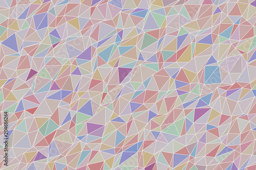 Abstract geometric triangle strip pattern, colorful & artistic for graphic design. Decoration, surface, background & repeat.