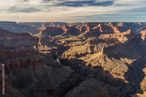 A view to Grand Canyon National Park  South Rim  Arizona  USA