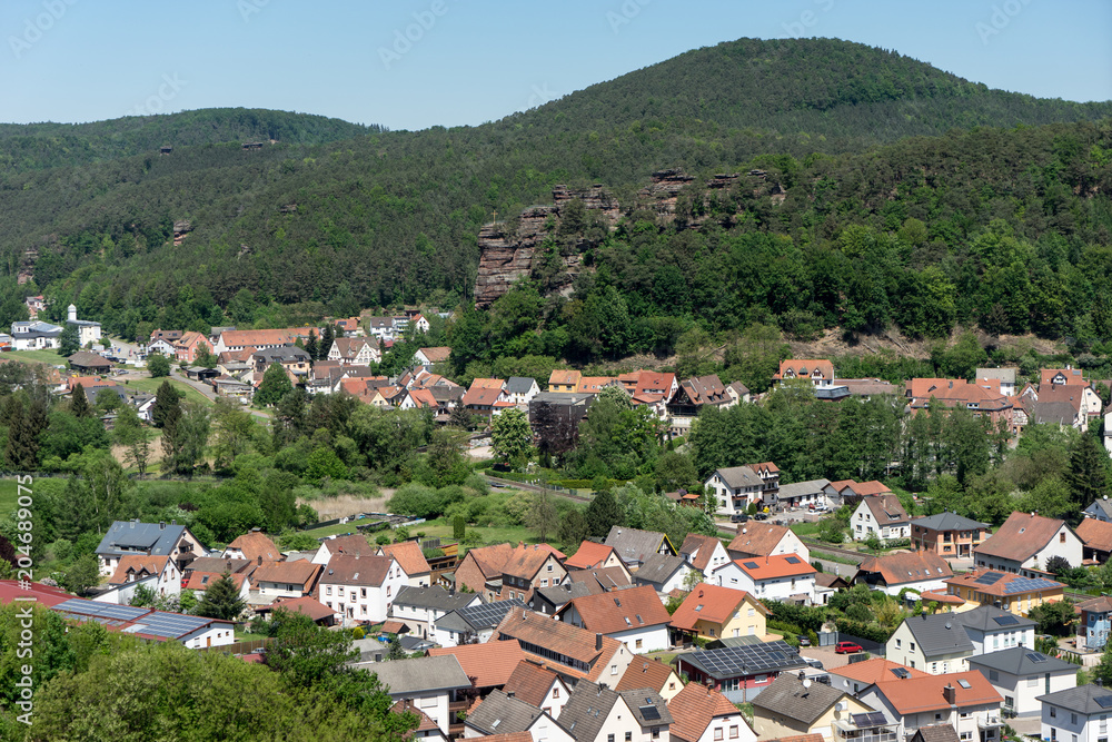 Jungfernsprung bei Dahn, Rheinland-Pfalz