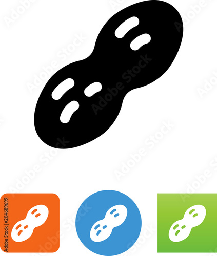 Vector Peanut Icon