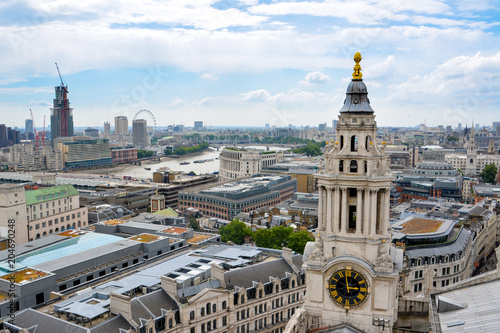 View of London from above. London from St Paul s Cathedral  UK 