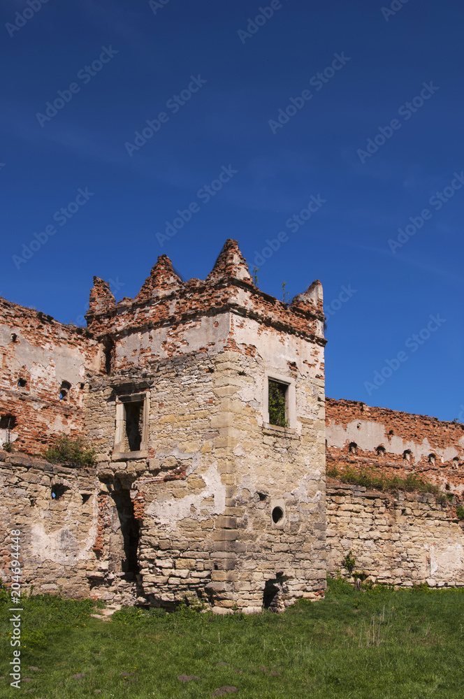 Ruins of the tower of the old castle