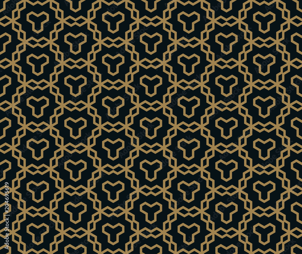 Seamless pattern. Elegant linear ornament. Geometric stylish background. Vector repeating texture Seamless pattern. Elegant linear ornament. Geometric stylish background. Vector repeating texture