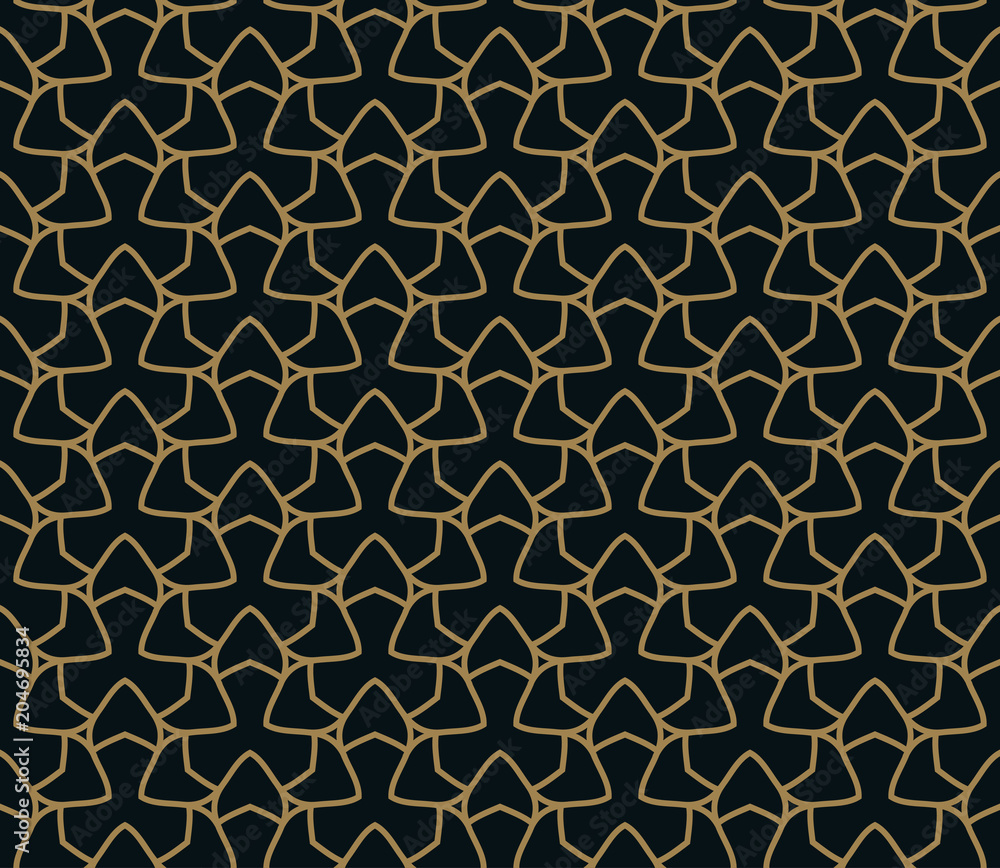 Seamless pattern. Elegant linear ornament. Geometric stylish background. Vector repeating texture Seamless pattern. Elegant linear ornament. Geometric stylish background. Vector repeating texture