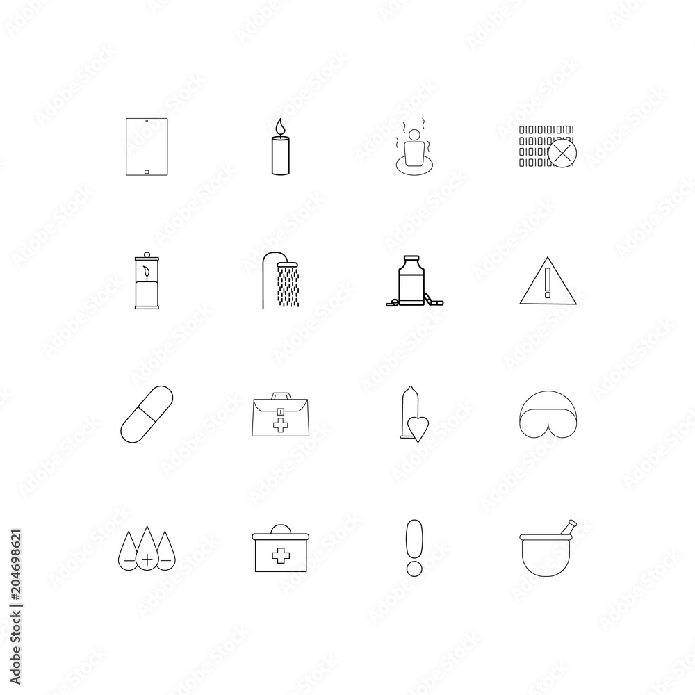 Healthcare And Medical linear thin icons set. Outlined simple vector icons Healthcare And Medical linear thin icons set. Outlined simple vector icons