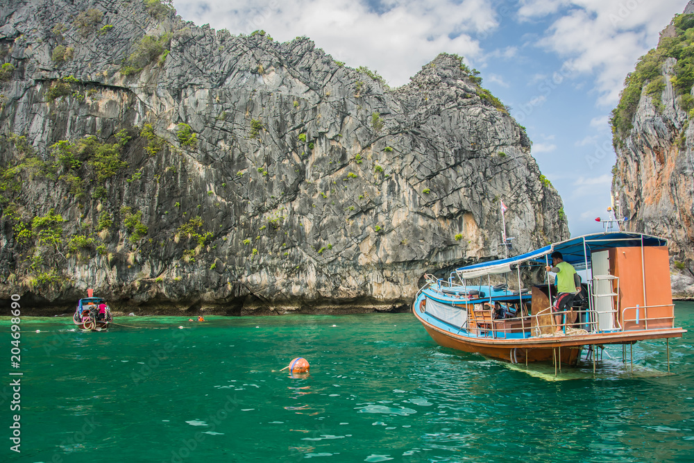 Naklejka premium landscape of Island , Krabi Thailand