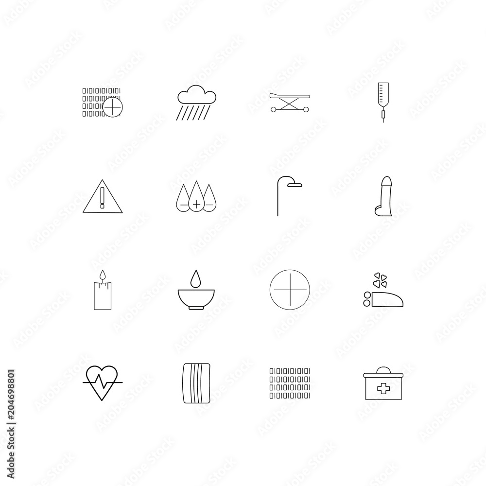 Healthcare And Medical linear thin icons set. Outlined simple vector icons Healthcare And Medical linear thin icons set. Outlined simple vector icons