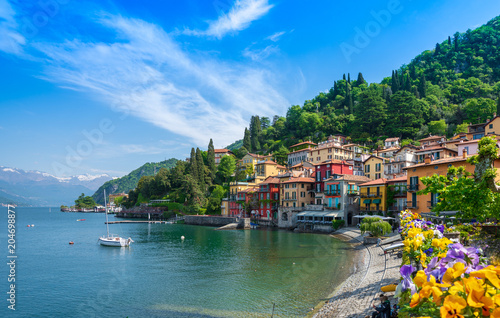 Colorful village of Varenna, Lake Como, Italy