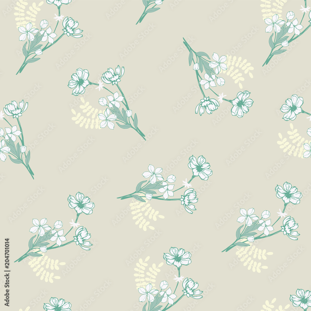 Abstract elegance pattern with floral background. Abstract elegance pattern with floral background.