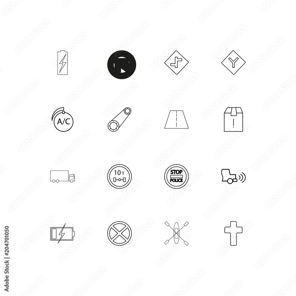Cars And Transportation linear thin icons set. Outlined simple vector icons Cars And Transportation linear thin icons set. Outlined simple vector icons