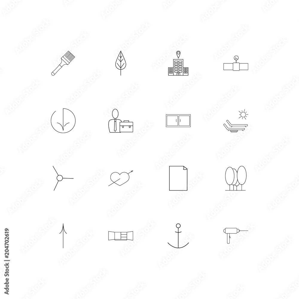 Industry linear thin icons set. Outlined simple vector icons Industry linear thin icons set. Outlined simple vector icons