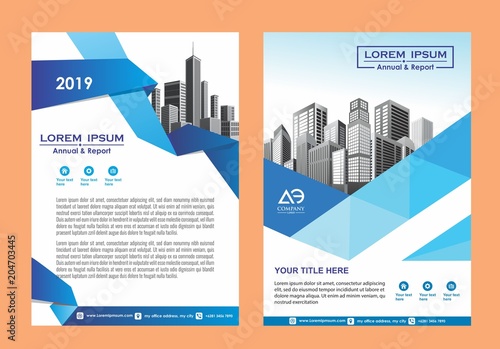 abstract cover and layout for presentation and marketing