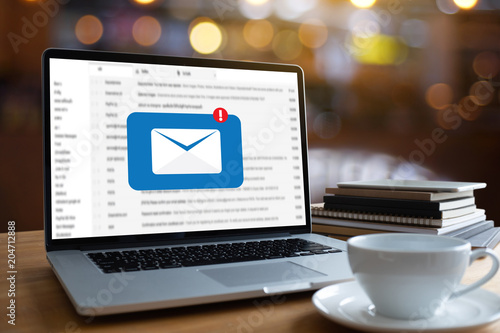 Принти на полотні Mail Communication Connection message to mailing contacts phone Global Letters C