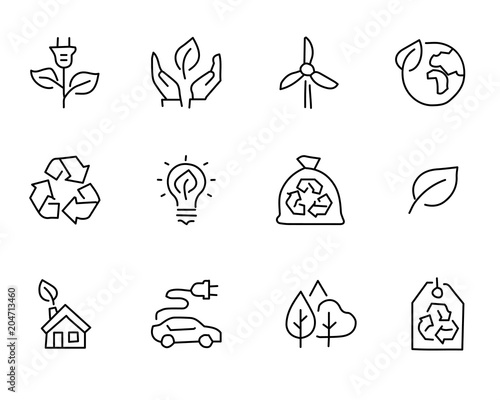 environment hand drawn icon set design illustration, hand drawn style design, designed web and app