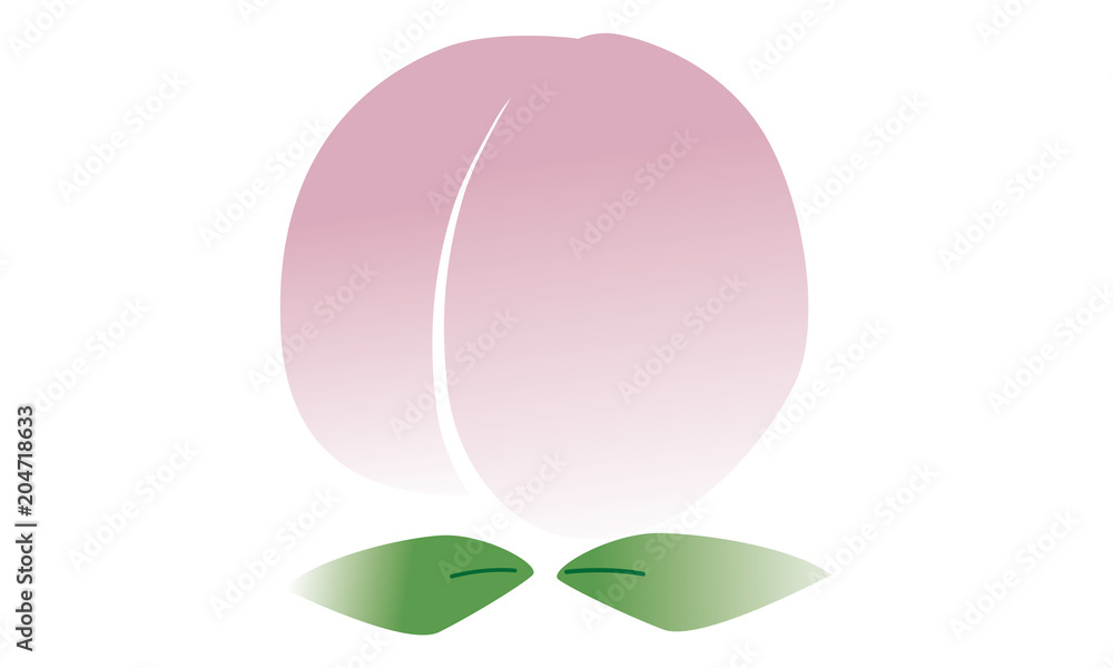 Obraz premium 桃 ピーチ