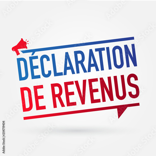 déclaration de revenus