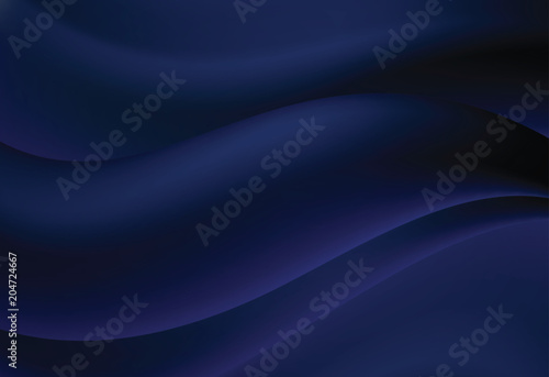 Navy Blue abstract curve and wavy vector background