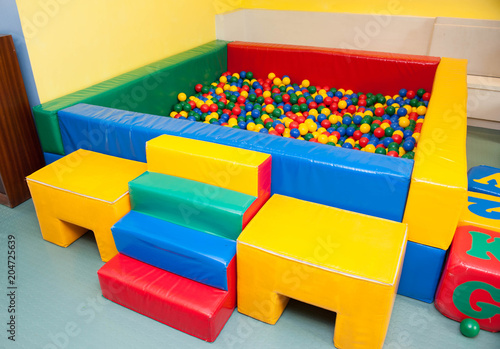 Colorful balls in colourful square pickup,Kids toy