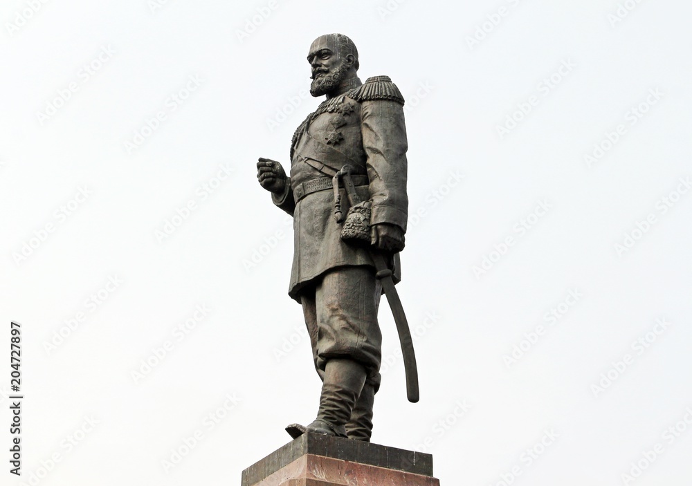 Naklejka premium Monument to elegant Alexander III