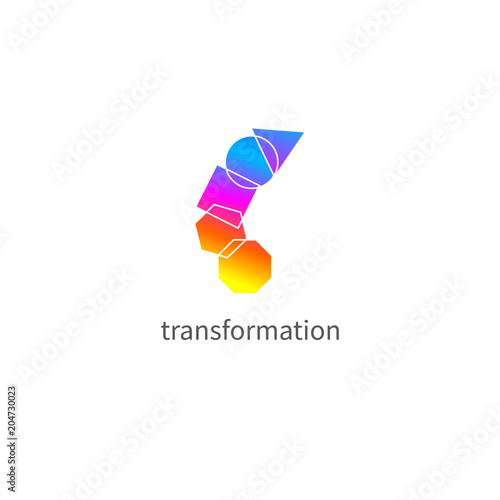 Transformation, coach icon