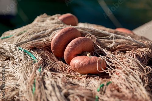 Vászonkép Fishing nets