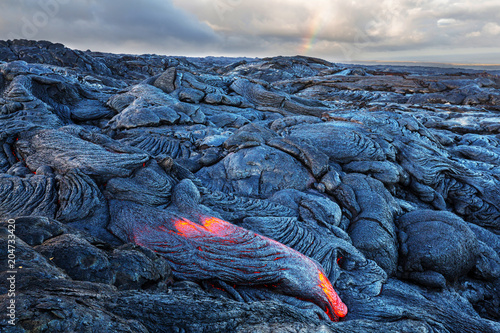 Active volcano photo