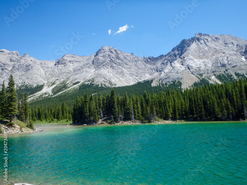 wonderful lake in the mountain