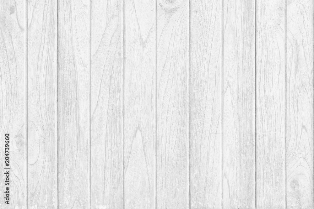 Naklejka premium white wood plank texture background