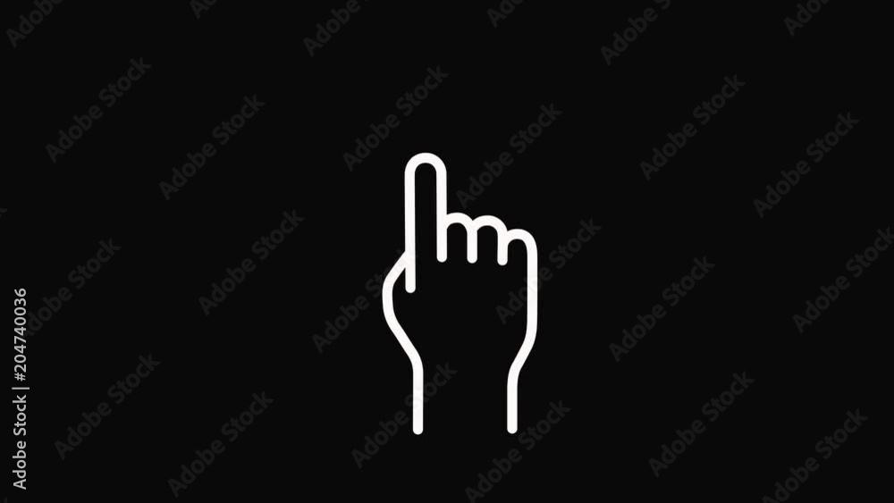 Touch gestures icon Touch gestures icon