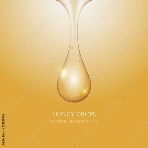 Honey Drip and Honey Background