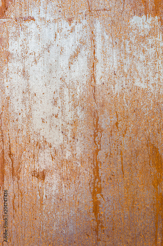 Rusty walling panel made of corten steel - weathering steel sheet