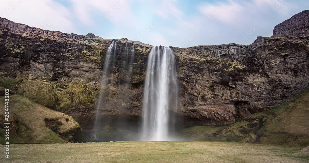 Seljalandsfoss - Wasserfall, Island Seljalandsfoss - Wasserfall, Island