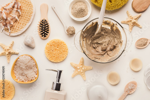 Natural cosmetics for home or salon spa treatment