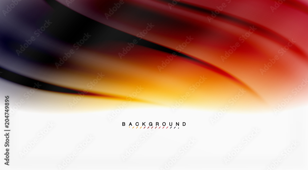 Swirl fluid flowing colors motion effect, holographic abstract background Swirl fluid flowing colors motion effect, holographic abstract background