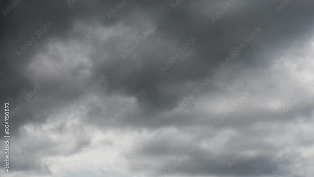 Timelapse of storm clouds.