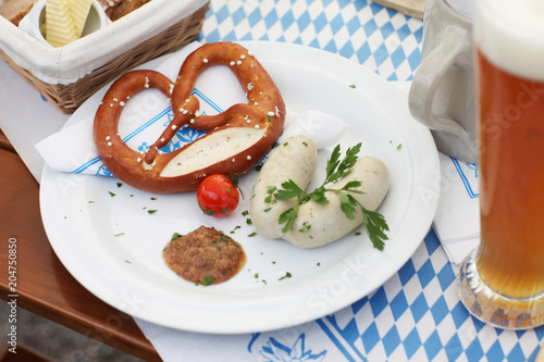 Fototapeta Naklejka Na Ścianę i Meble -  Weißwurstfrühstück