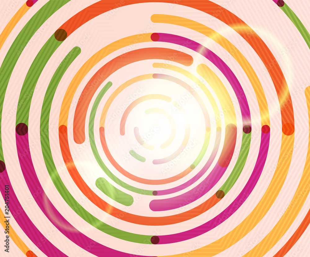 Circular lines, circles, geometric abstract background Circular lines, circles, geometric abstract background