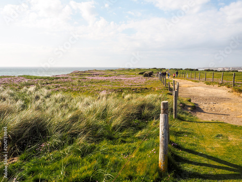 Fotografia Pointe aux oies coastline between Wimereux and Ambleteuse in the French Opal Coa