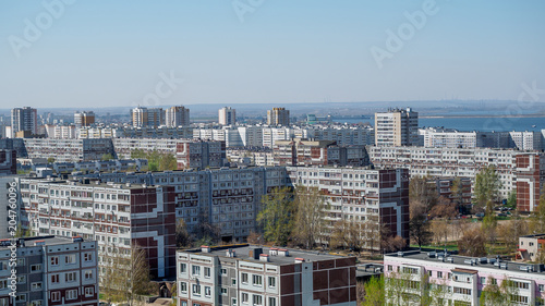Naberezhny Chelny micro district city on kama river
