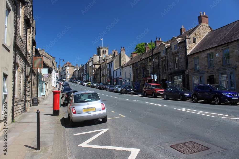 The Bank, Barnard Castle, County Durham. The Bank, Barnard Castle, County Durham.