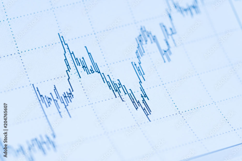 Detail graphics stock exchange Detail graphics stock exchange