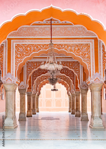 Fotografie, Obraz Jaipur city palace in Jaipur city, Rajasthan, India