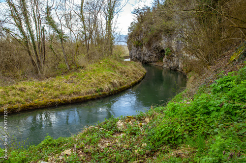 Aquaduct Saint-Nazaire-en-Royans in the Auvergne-Rhône-Alpes Frence
