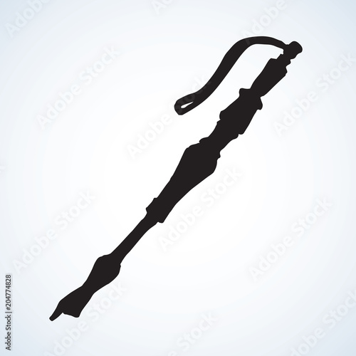 Pointer for reading the Torah. Vector drawing