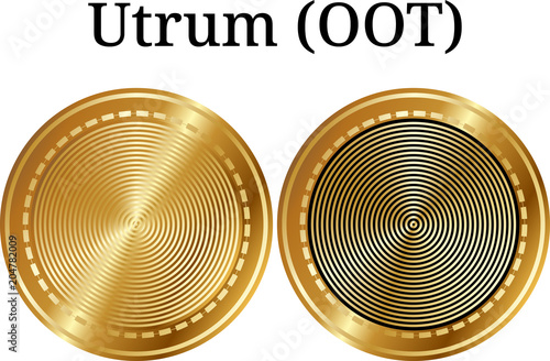 Set of physical golden coin True Chain (TRUE)